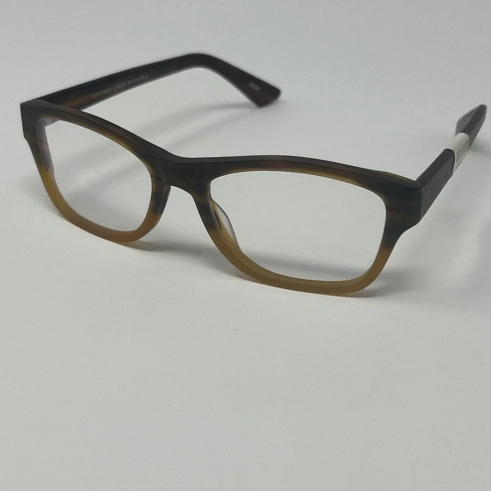 NWT Norman Childs HAWK D Eyeglasses 54-19-140 MYSB Unisex Adults Tortoise Frames